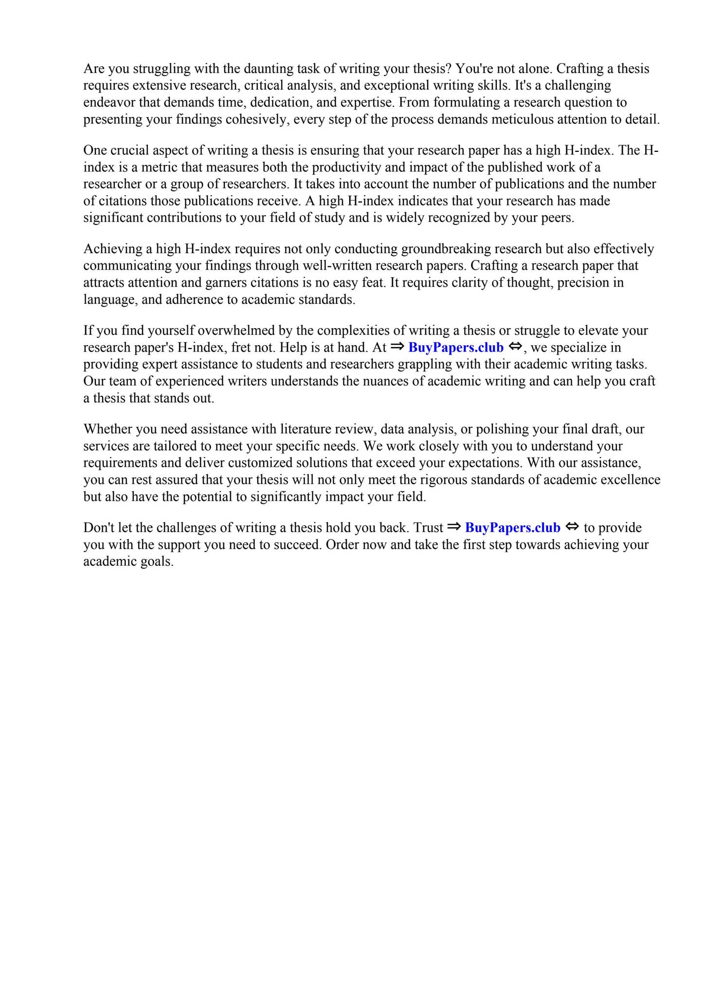 H Index Of Research Paper by Meredith College - Issuu