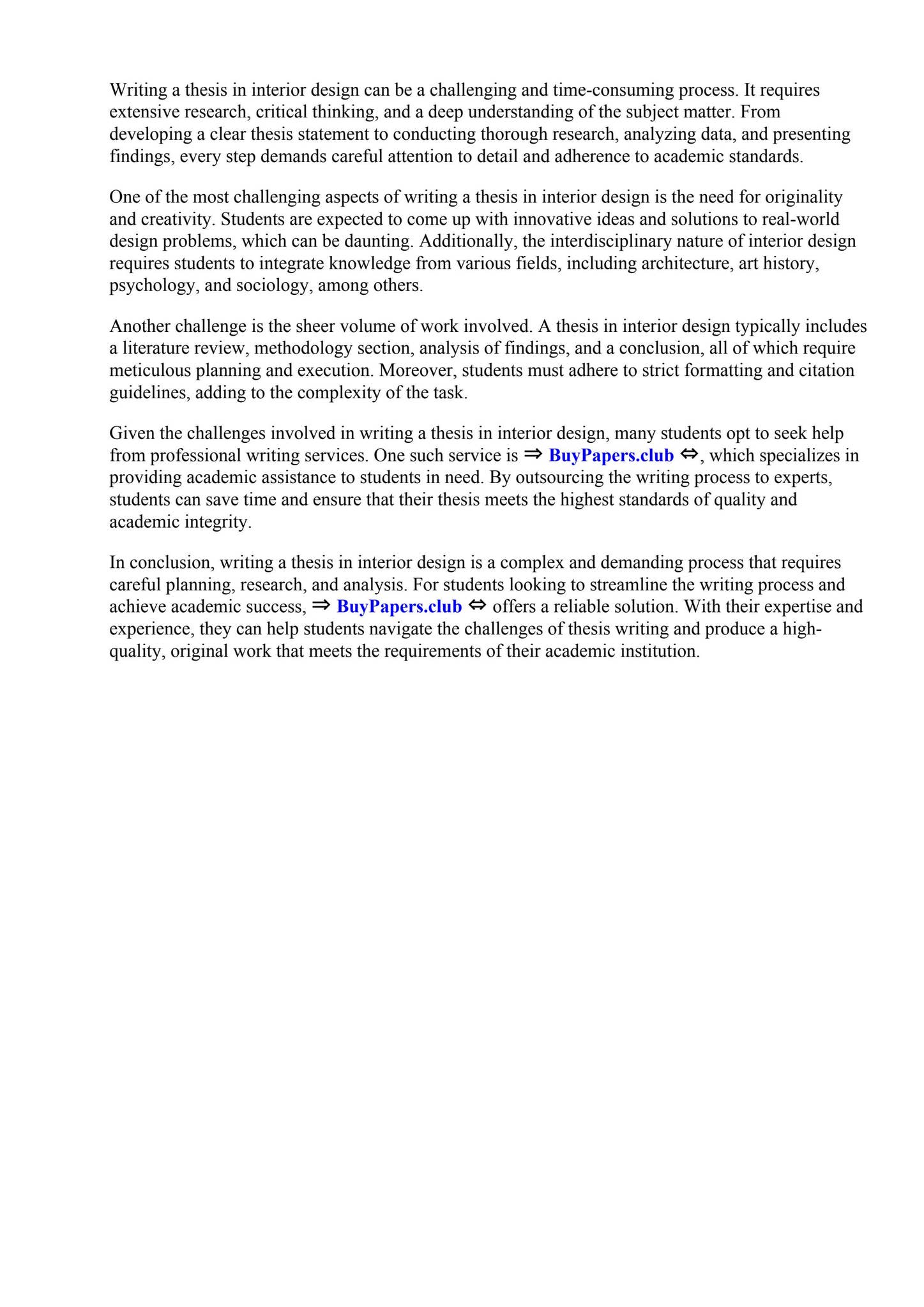 Interior Design Research Paper Thesis by Western New England University ...