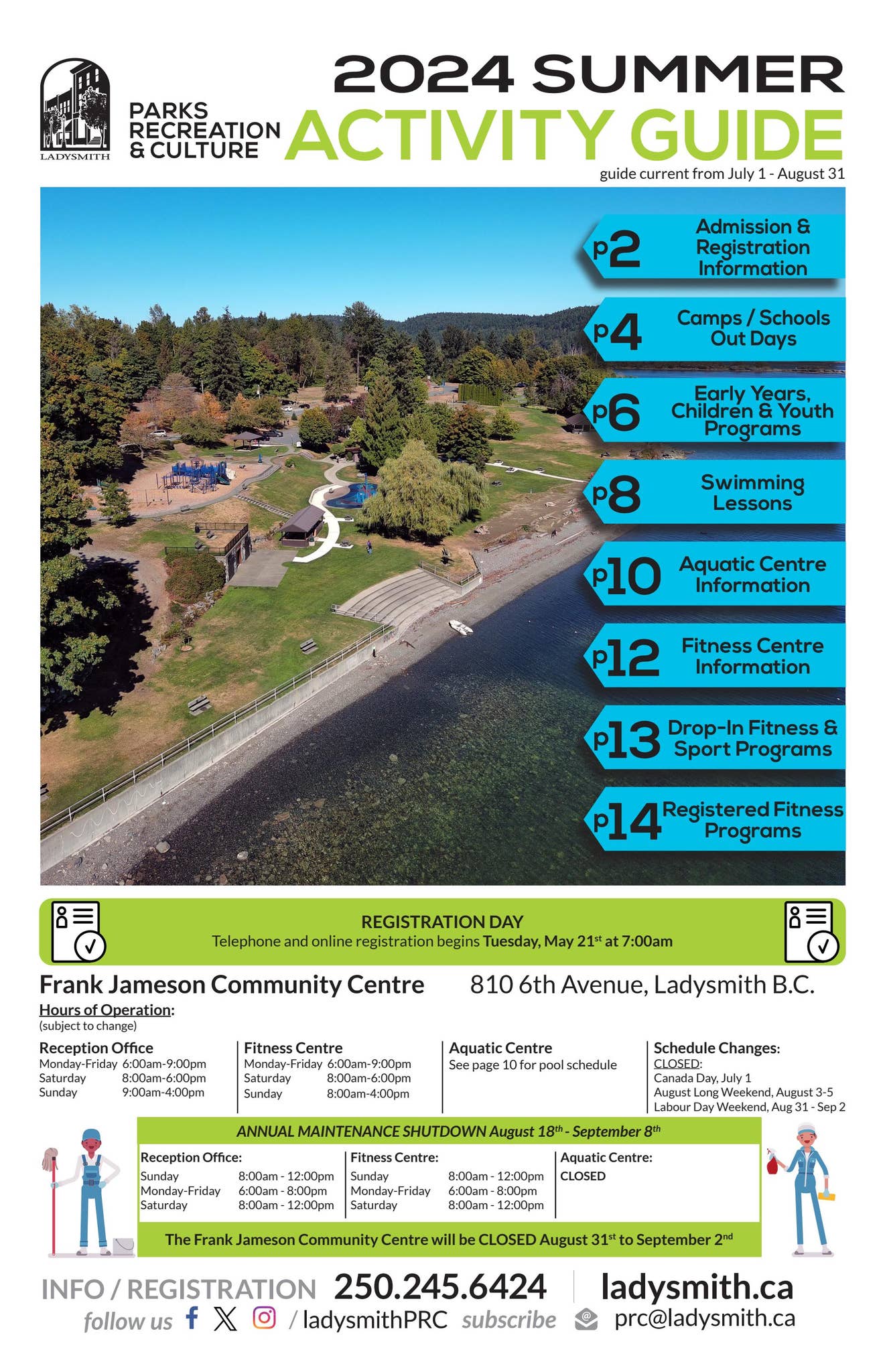 Ladysmith Parks, Recreation and Culture 2024 Summer Activity Guide by ...