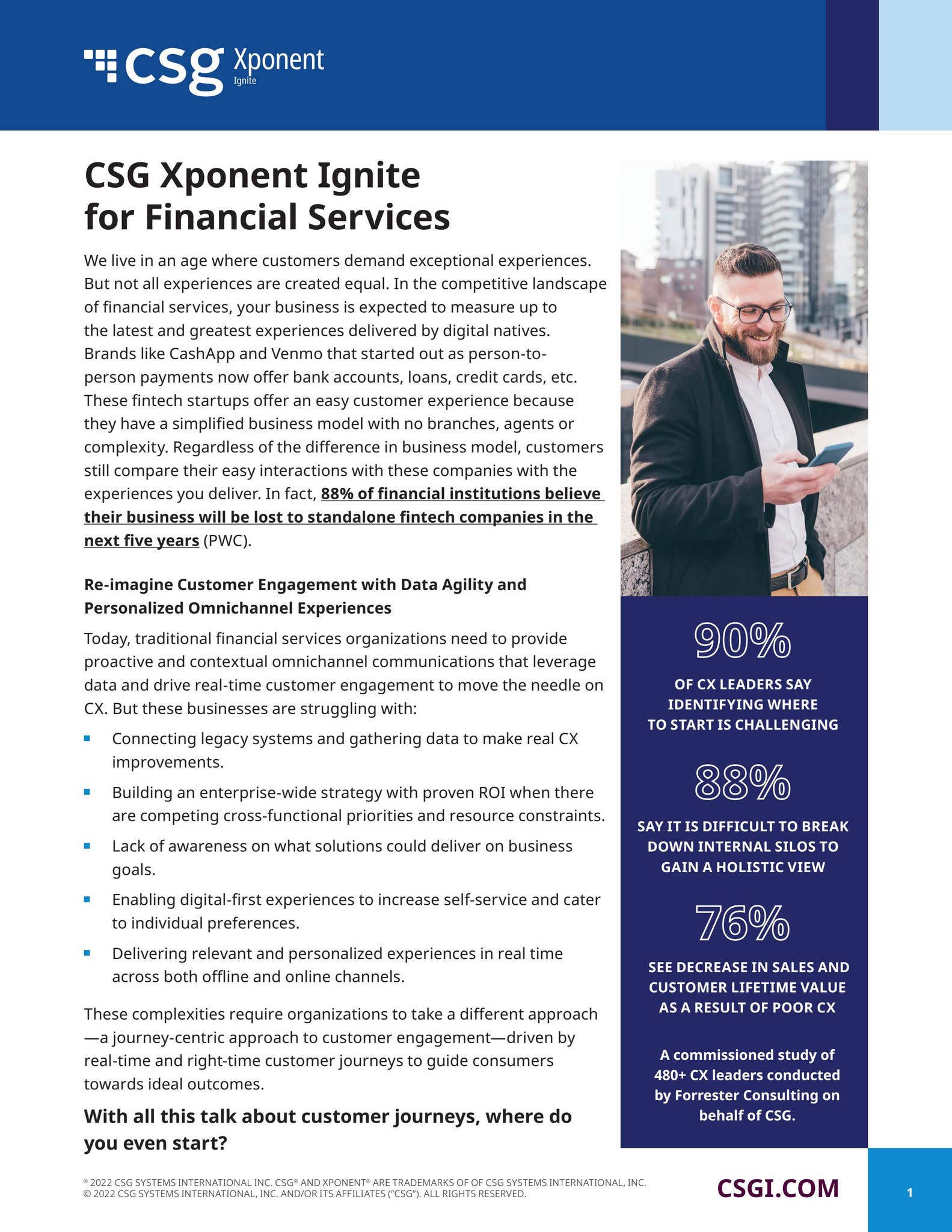 CSG Xponent Ignite for Financial Services Datasheet by CSG Systems - Issuu