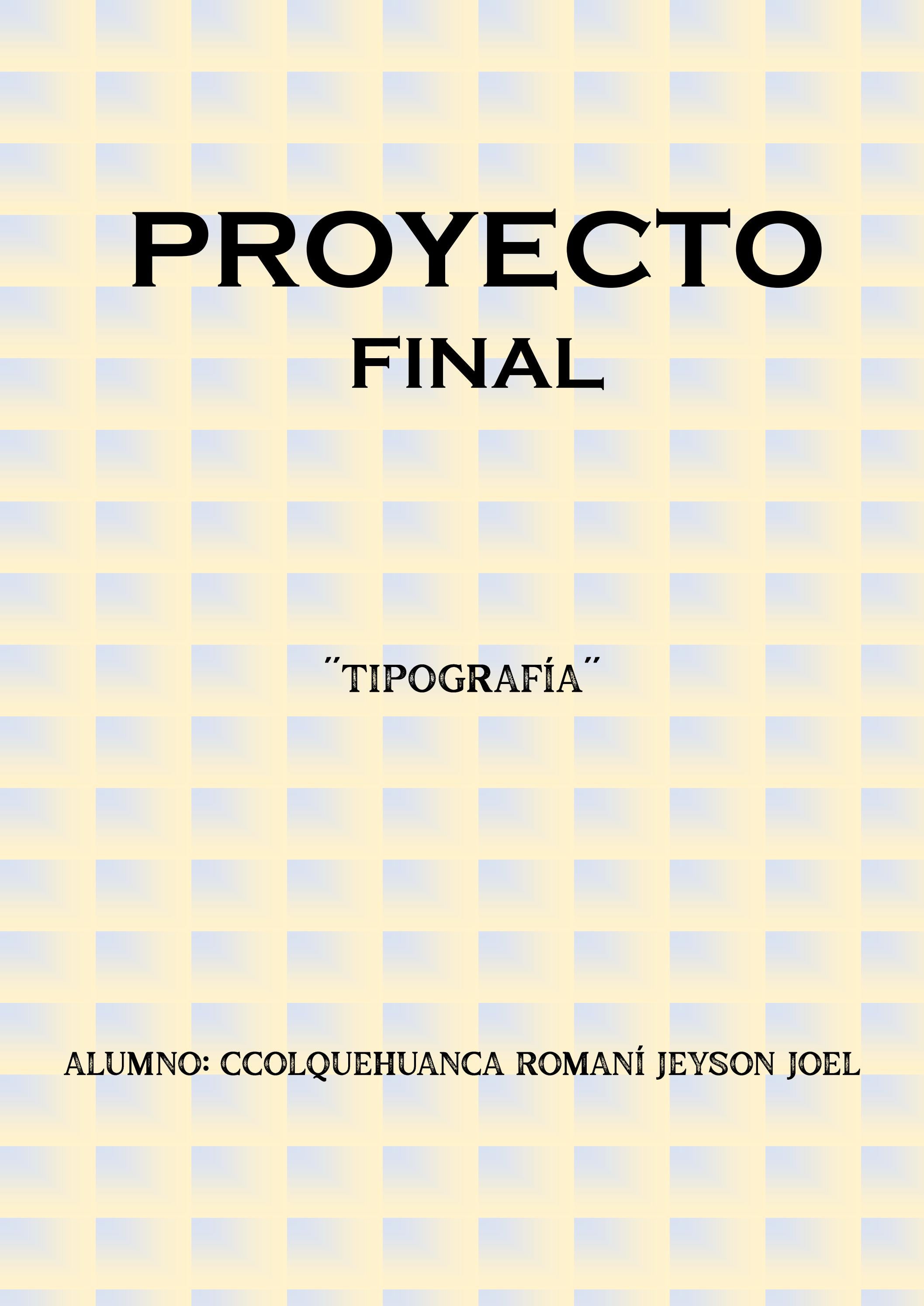 Proyecto Final by jeyson CR - Issuu