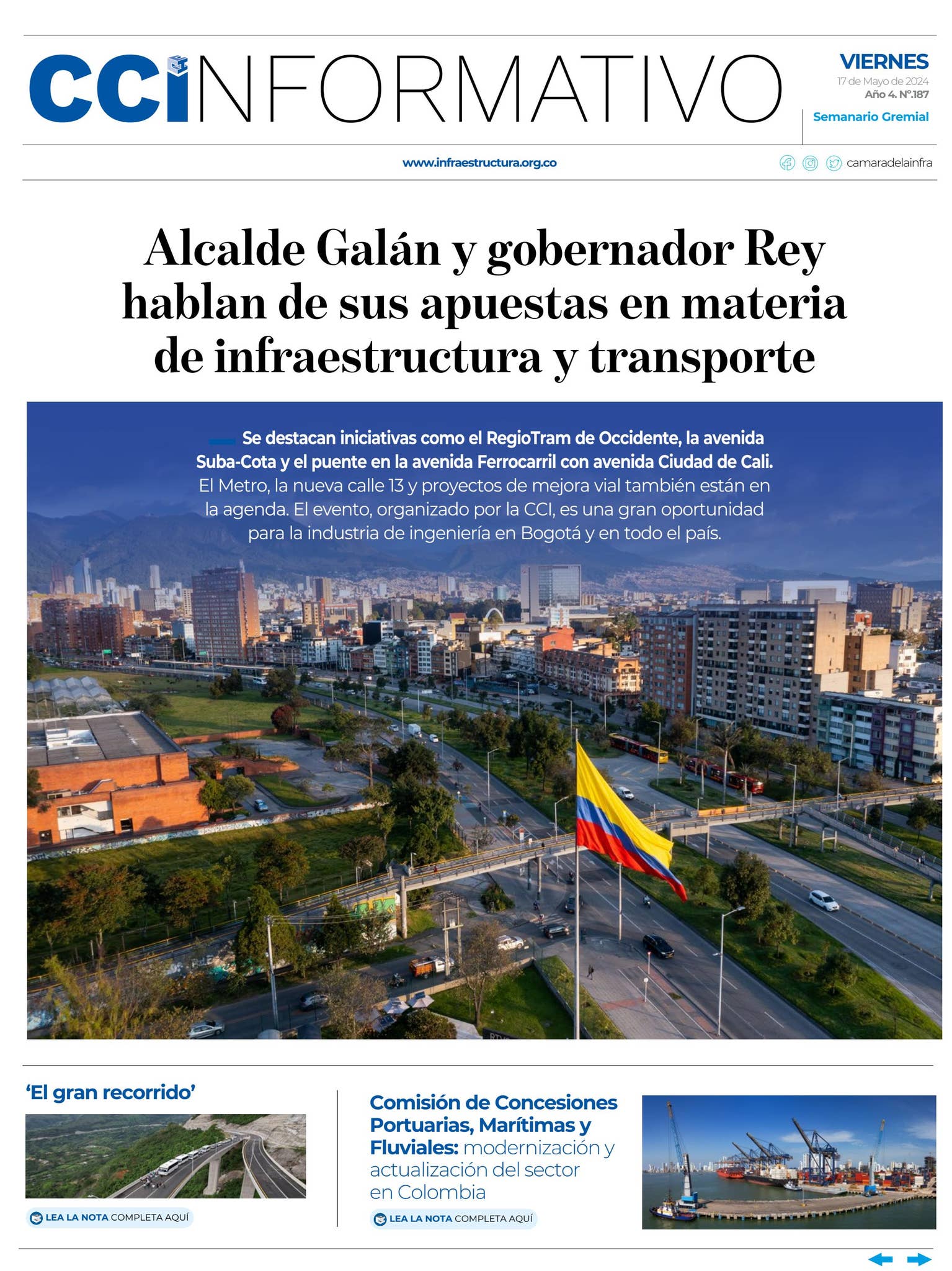 CCInformativo Ed. 187 by Cámara Colombiana de la Infraestructura - Issuu
