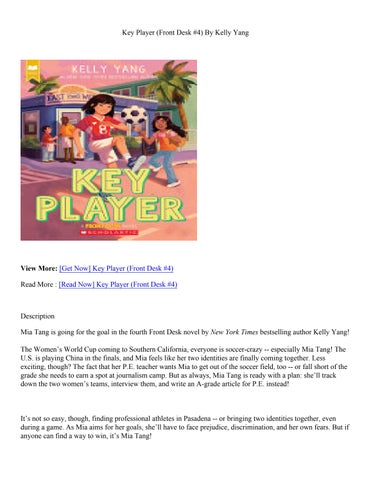 [PDF Download] Key Player (Front Desk #4) - Kelly Yang by ...