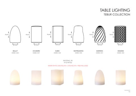 M.S.G. TRADELINK LTD 灯饰目录 · Imagilights 桌 Lamps 2024 第 14 页