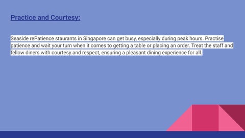 Coastes - Seaside Dining Etiquette: Dos and Don'ts | Beach Dining in Singapore 第 6 页