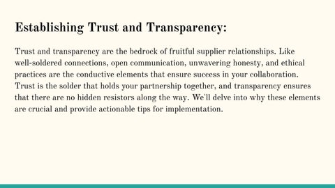 Briocean Technology Co Ltd - How to Build a Partnership with Your Electronic Parts Suppliers 第 4 页