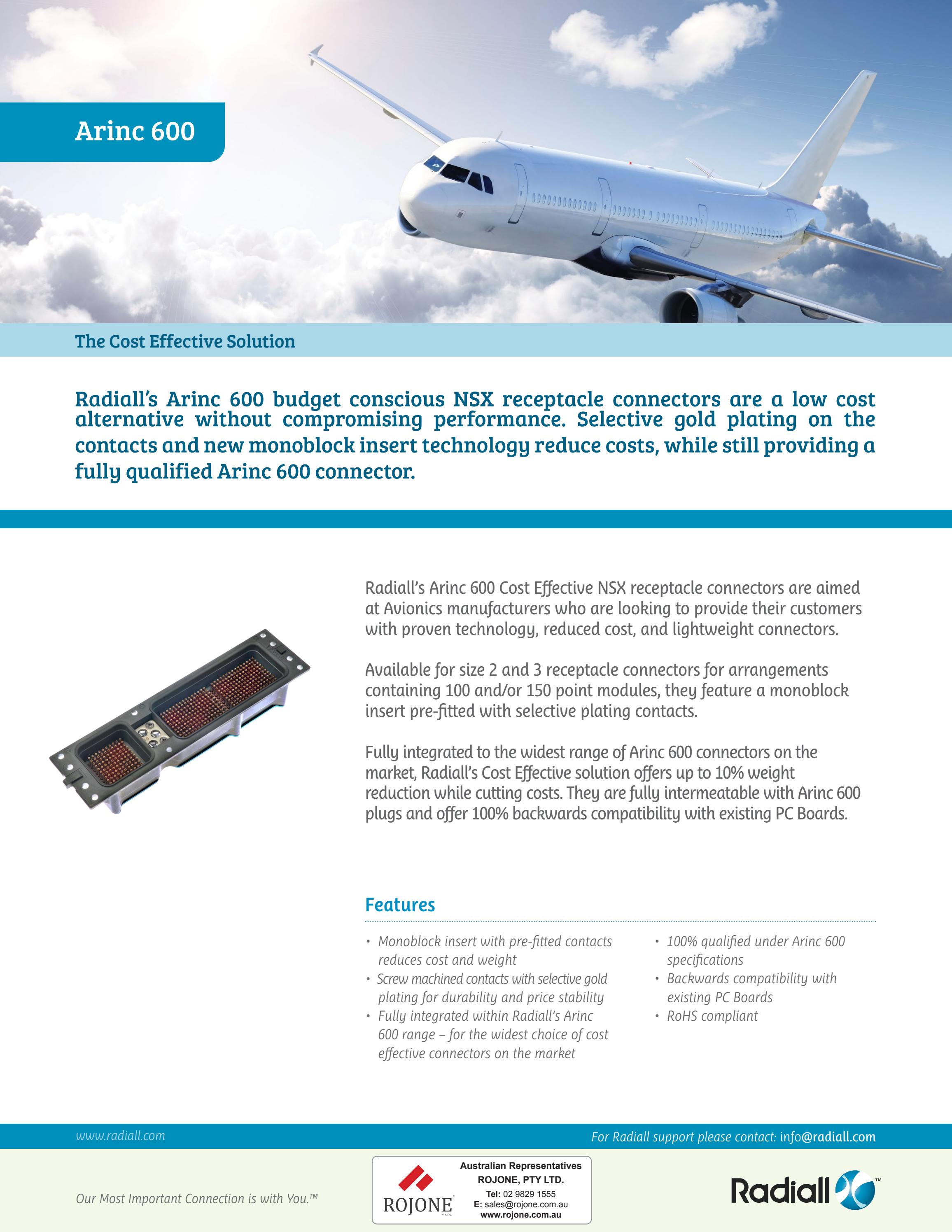 Radiall ARINC 600 Handout by Rojone Pty Ltd Issuu