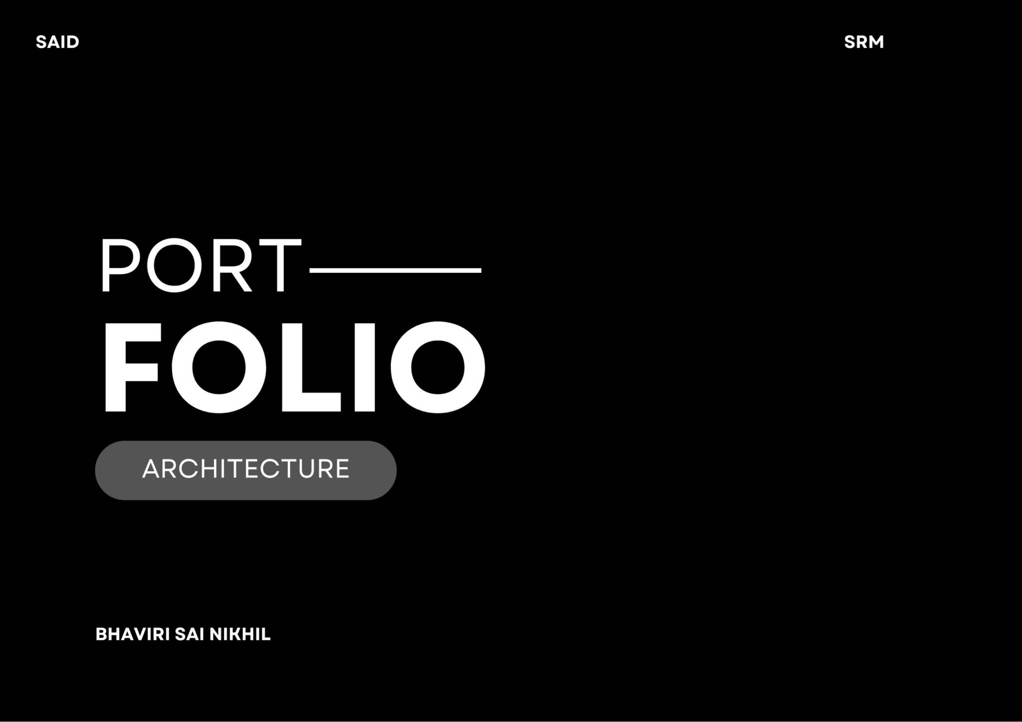 NIKHIL PORTFOLIO by BHAVIRI SAI NIKHIL (RA2011201010047) - Issuu