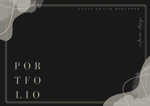 Interior Design portfolio