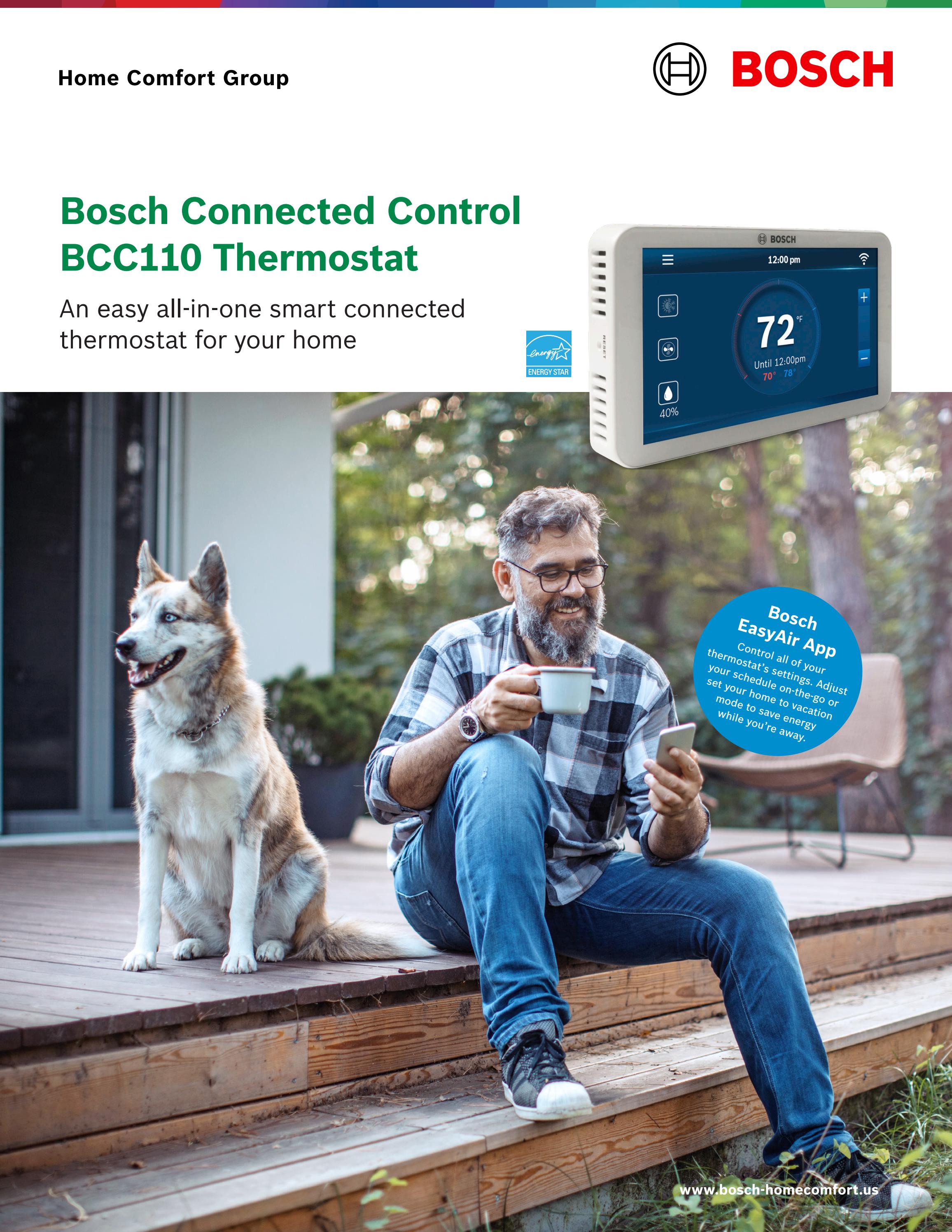 Bosch BCC110 Thermostat by Bosch Home Comfort Issuu