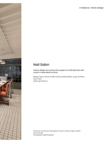 Oscar A. Cortés Landa 家具目录 · 室内 Design Portfolio 第 5 页