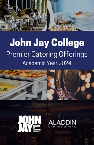 John Jay College Premiere Catering Guide