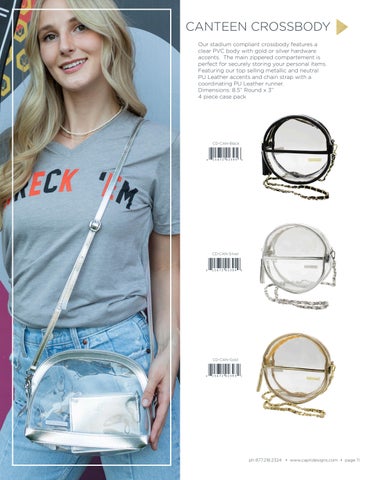 Capri Designs Clear Bag × Purse featuring Sequin Strap, Beaded 配件 - Gameday 2024 第 11 页