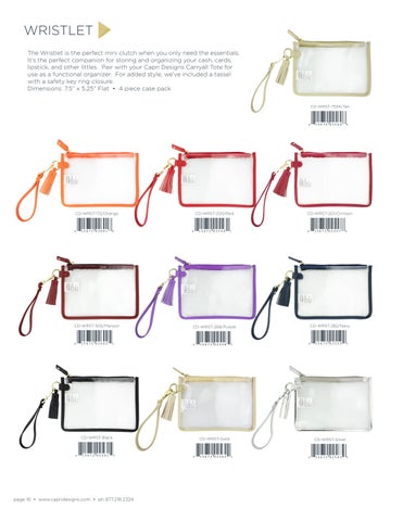 Capri Designs Clear Bag × Purse featuring Sequin Strap, Beaded 配件 - Gameday 2024 第 16 页