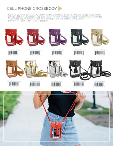 Capri Designs Clear Bag × Purse featuring Sequin Strap, Beaded 配件 - Gameday 2024 第 17 页