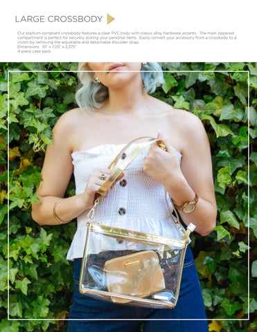 Capri Designs Clear Bag × Purse featuring Sequin Strap, Beaded 配件 - Gameday 2024 第 20 页