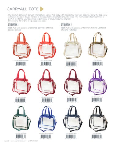 Capri Designs Clear Bag × Purse featuring Sequin Strap, Beaded 配件 - Gameday 2024 第 22 页
