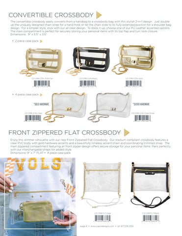 Capri Designs Clear Bag × Purse featuring Sequin Strap, Beaded 配件 - Gameday 2024 第 8 页