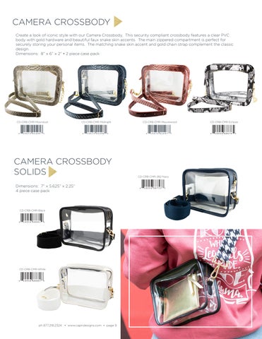Capri Designs Clear Bag × Purse featuring Sequin Strap, Beaded 配件 - Gameday 2024 第 9 页