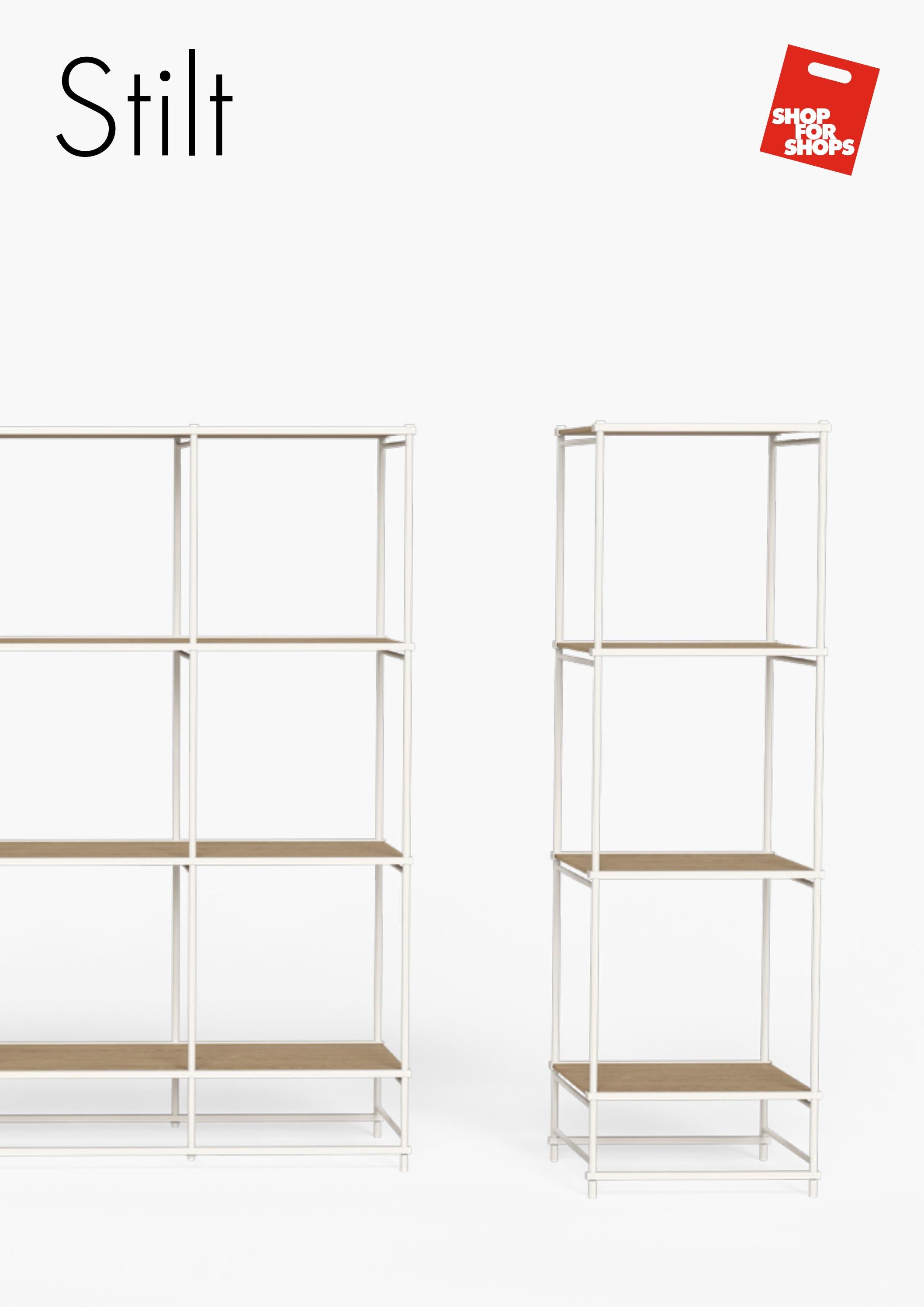 stilt shelf white STILT SHELF TALL White｜シェルフ｜IDEE SHOP Online
