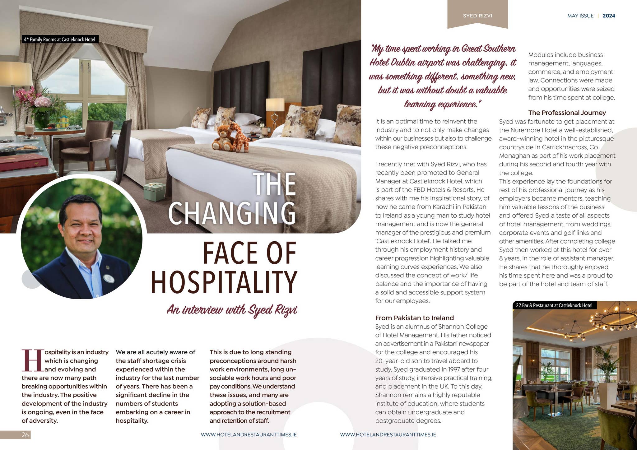 Syed Rizvi 'The Changing Faces of Hospitality' by Hotel & Restaurant ...