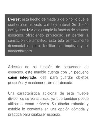 Laura Panizza 家具目录 · Everest 家具 divisor 德文 espacios 第 5 页