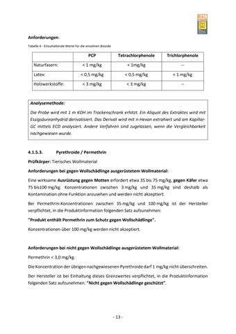 Güte- und Prüfbestimmungen für Polstermöbel 第 20 页