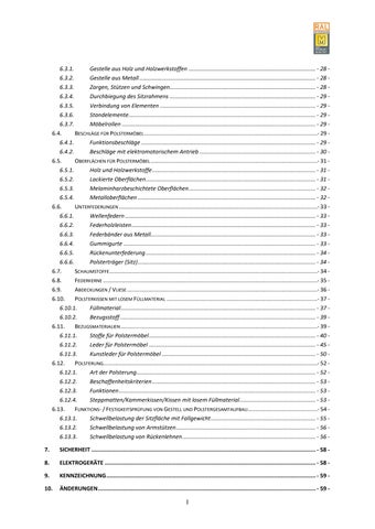 Güte- und Prüfbestimmungen für Polstermöbel 第 6 页
