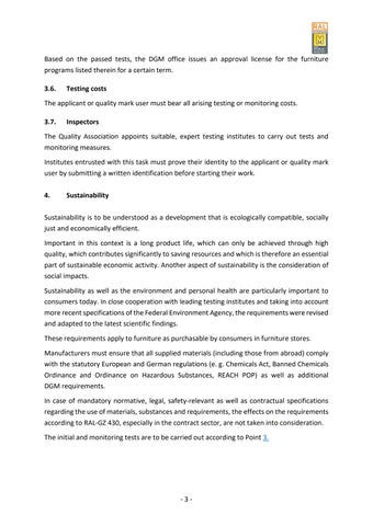 dgm-moebel.de 家具目录 · Quality and Testing Regulations for Upholstered 家具 第 10 页