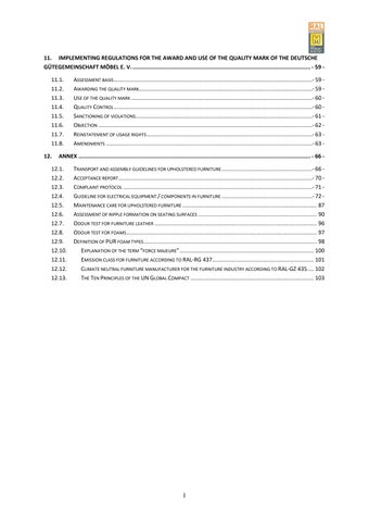 dgm-moebel.de 家具目录 · Quality and Testing Regulations for Upholstered 家具 第 7 页