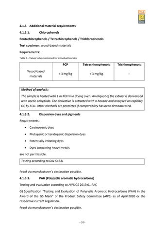 Quality and Testing Regulations for 办公 and 工程 家具 第 17 页