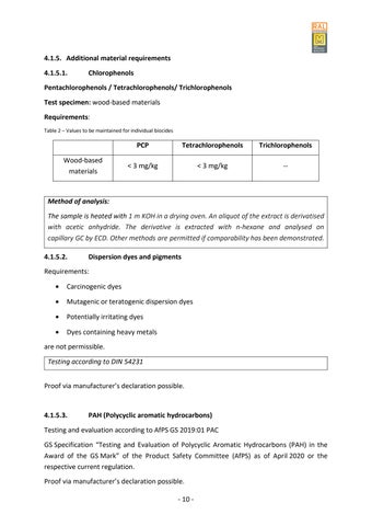 Quality and Testing Regulations for 户外 家具 第 16 页