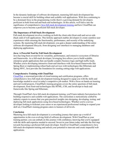 Mastering Java Full Stack Development: From Frontend to Backend by ...