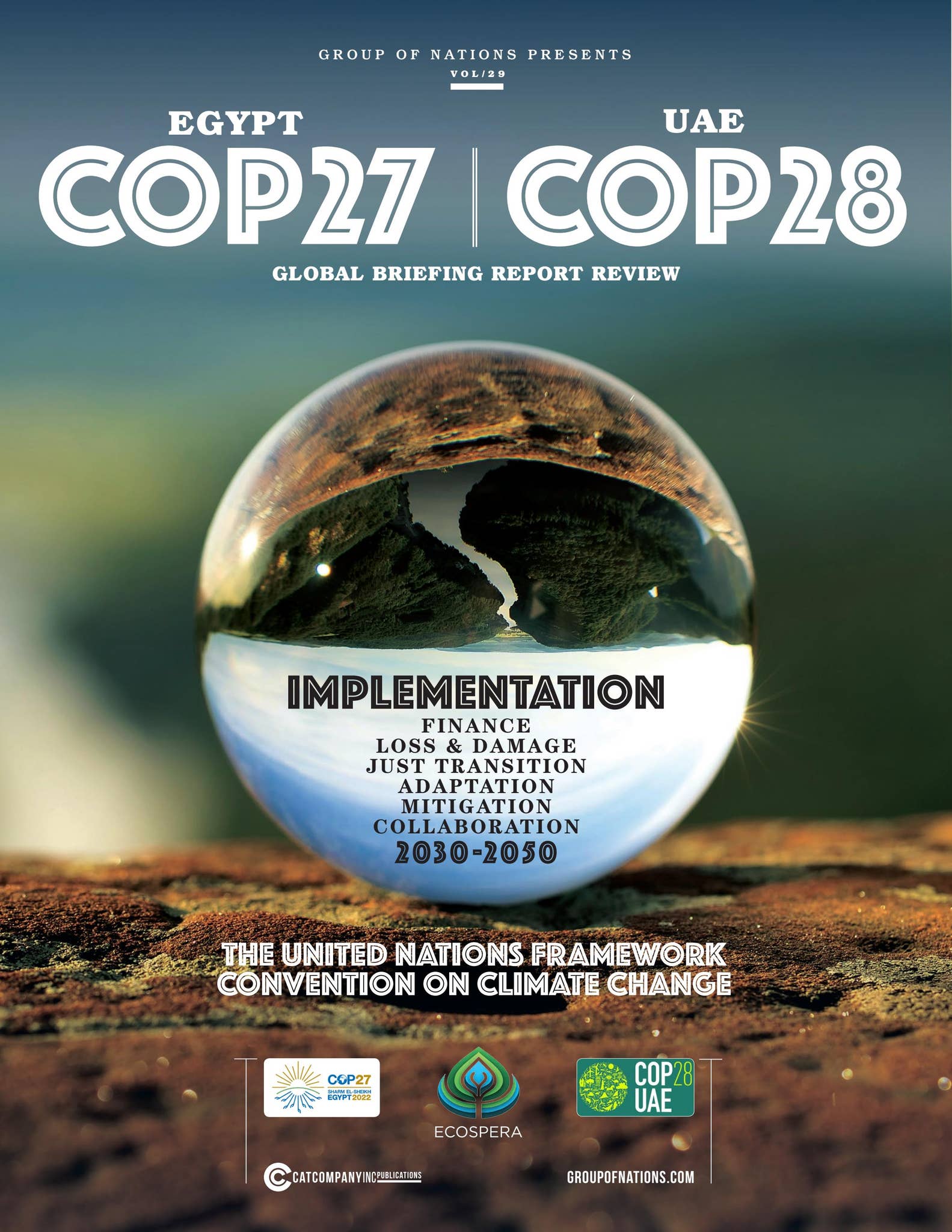 COP 27 & COP28 Global Briefing Report by G7-G20-B20- COP GLOBAL BRIEFING  REPORTS REVIEW - Issuu