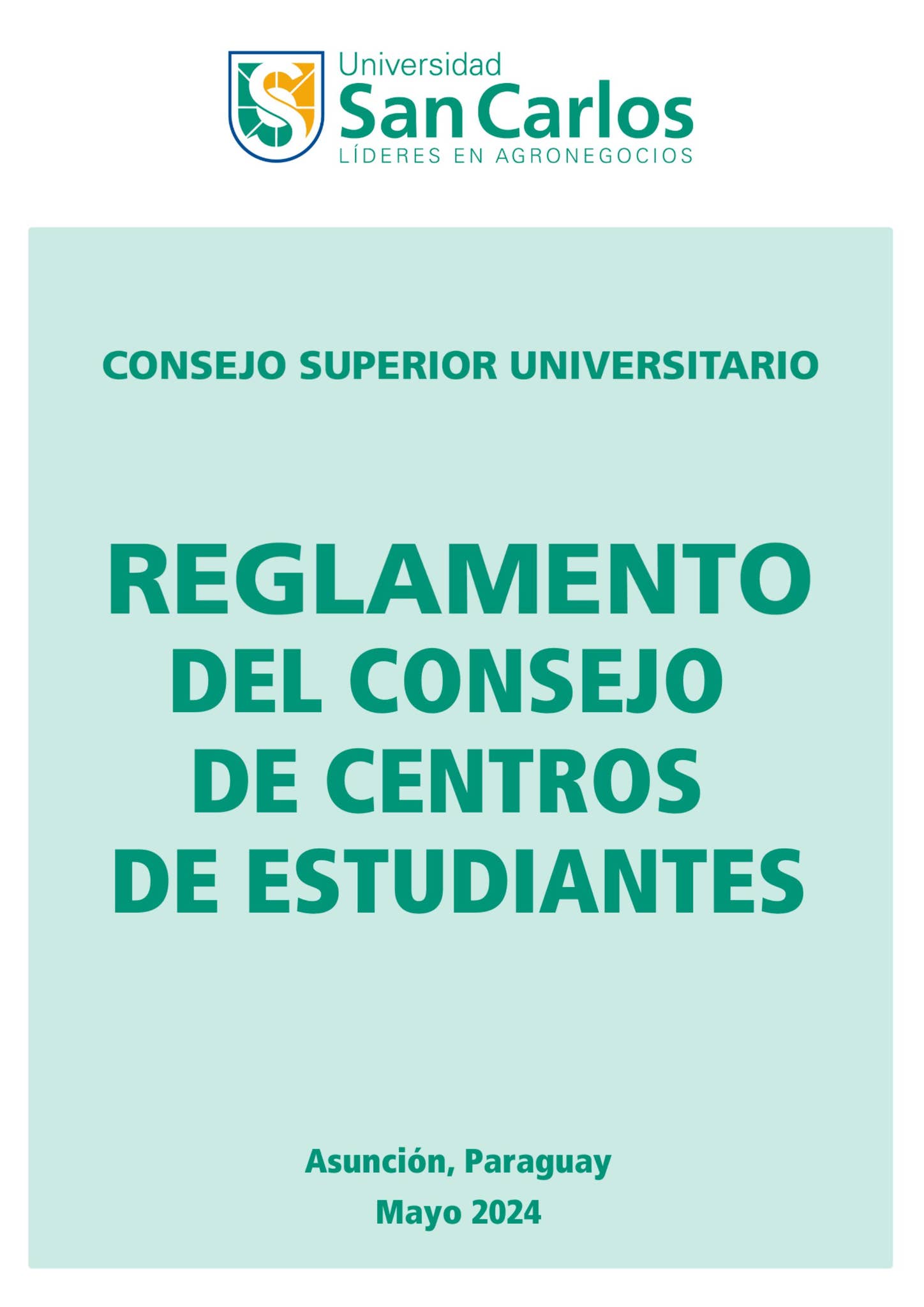 Reglamento del Consejo de Centros de Estudiantes by Universidad San ...