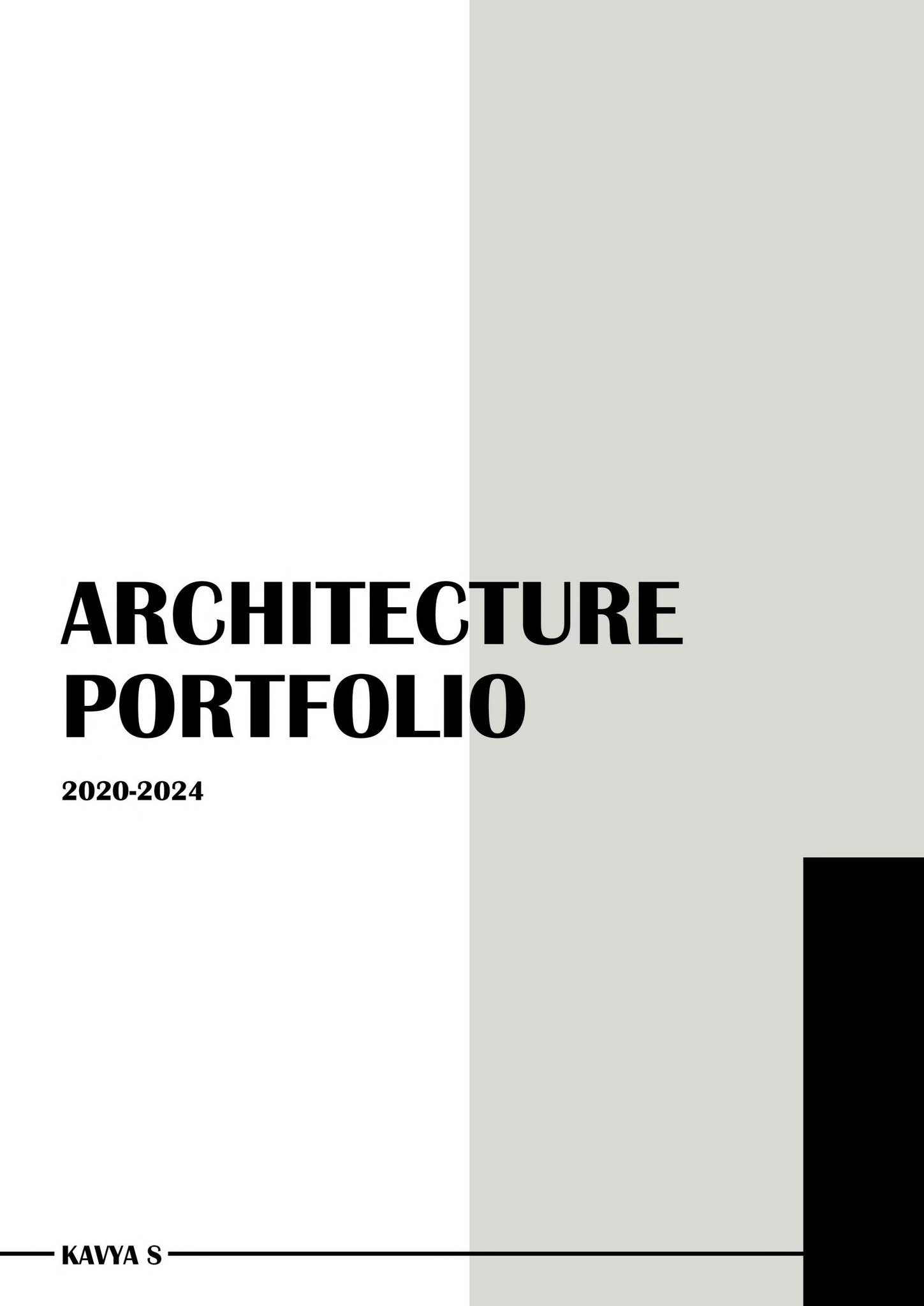 KAVYA S ARCHITECTURE PORTFOLIO 2020-2024 by Kavya Sendhilraja - Issuu