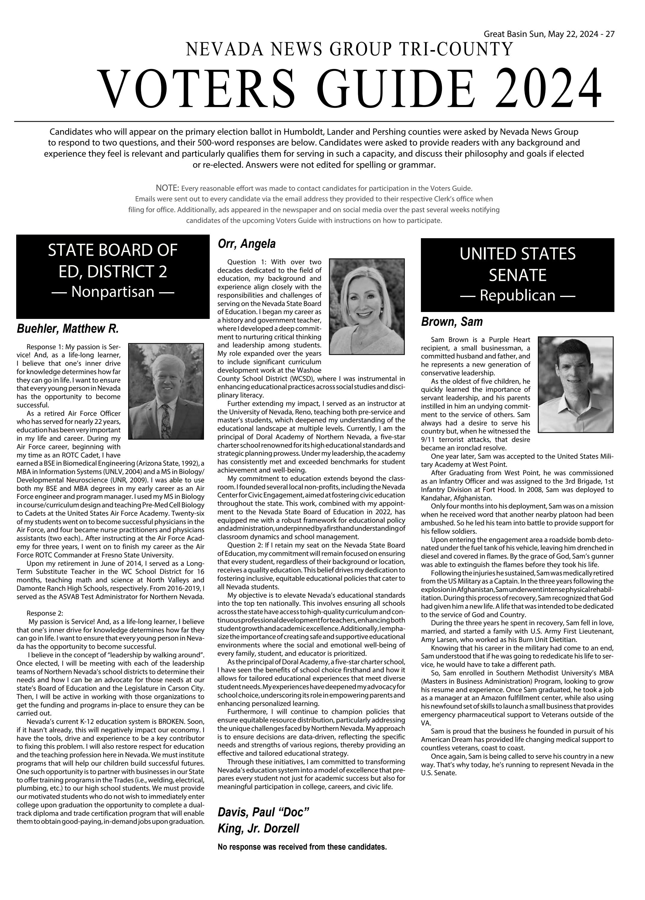 2024 Voters Guide by Winnemucca Publishing Issuu