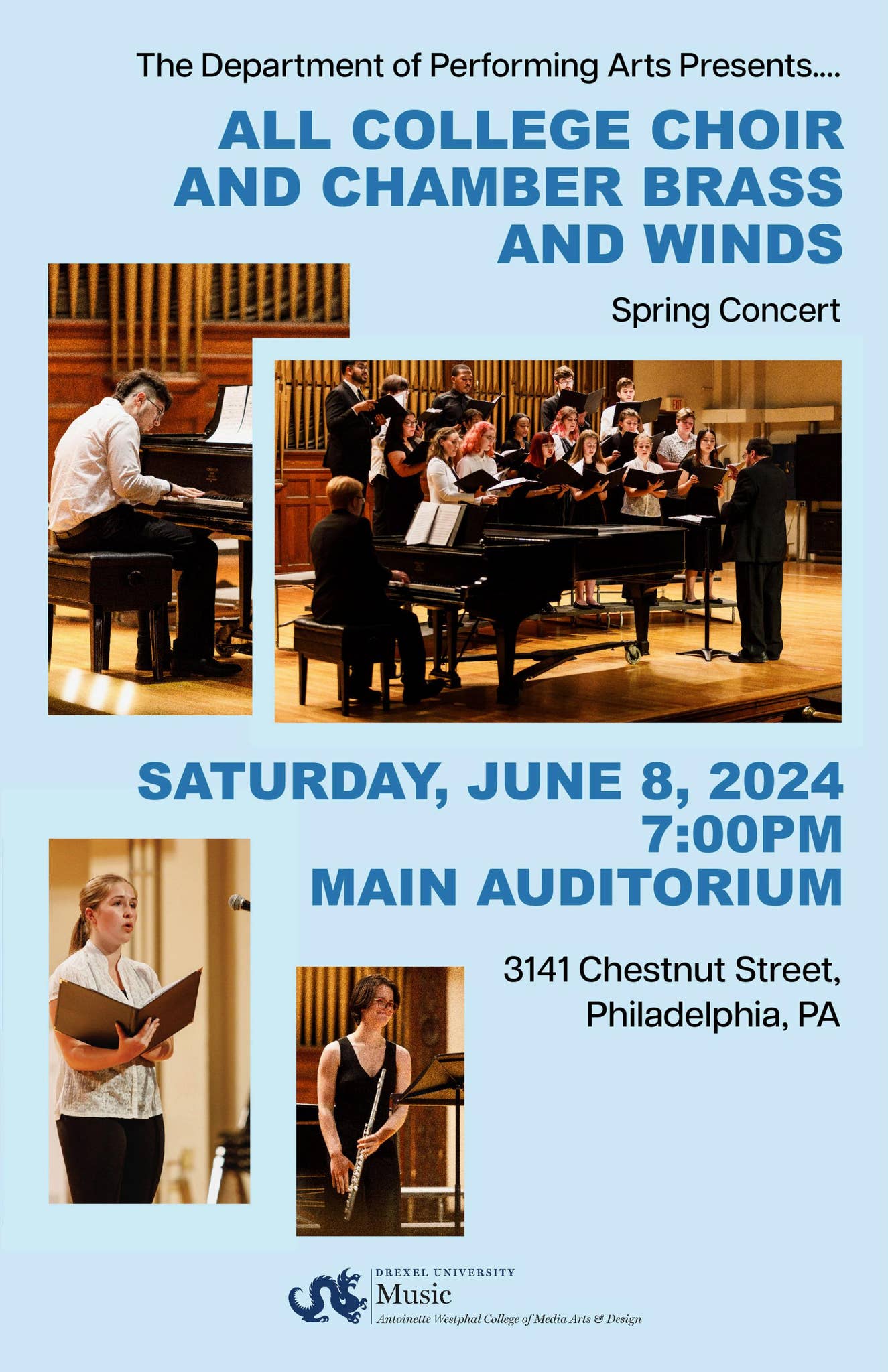 All College Choir and Chamber Brass and Winds Spring 2024 Concert by  Antoinette Westphal College of Media Arts \u0026 Design - Issuu, image size:1325x2048