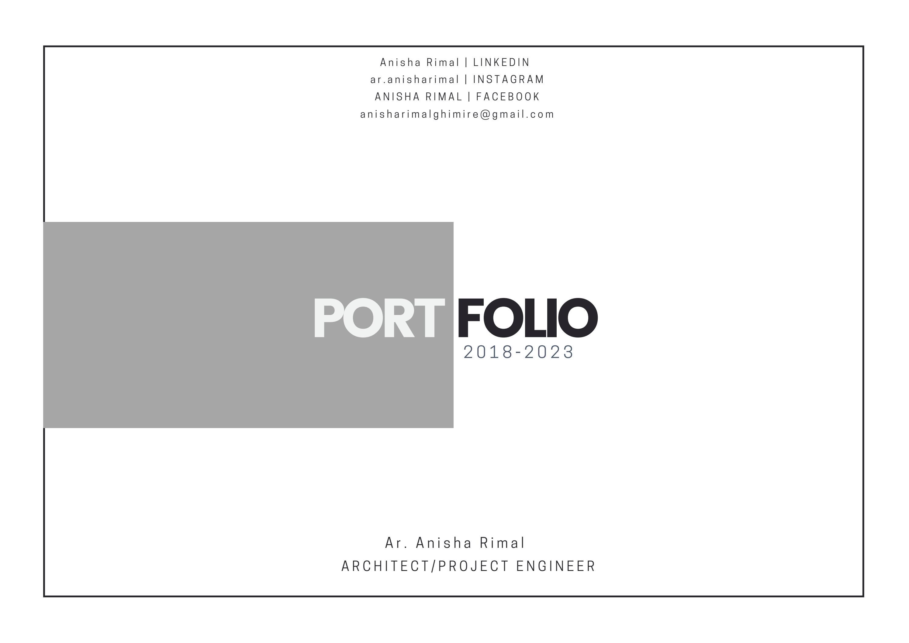Architecture Portfolio 2023 by Anisha Rimal - Issuu