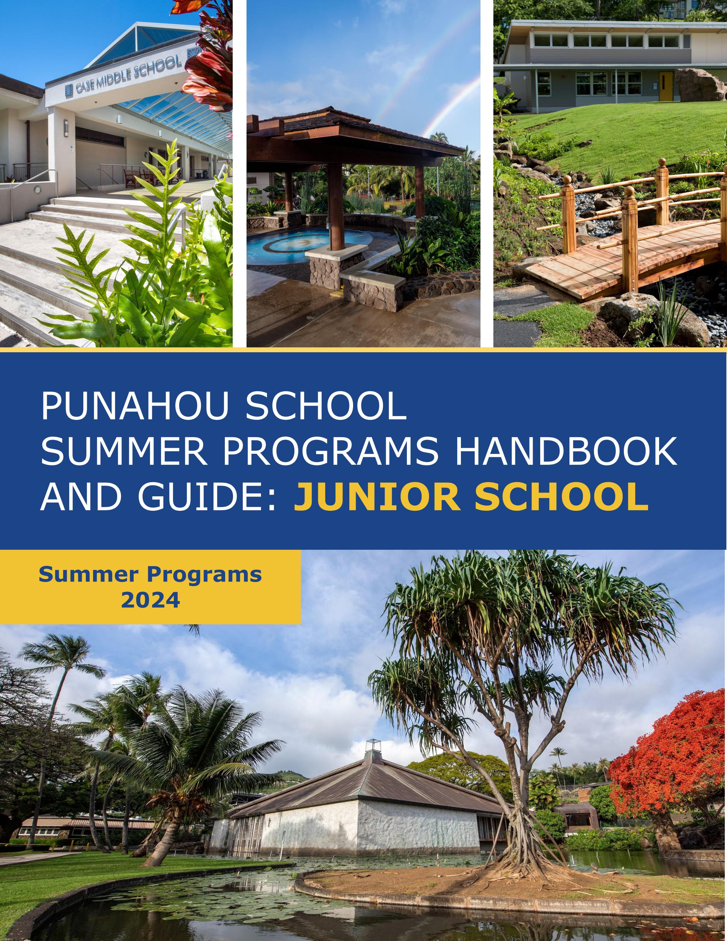 Summer School Handbook (Junior School) by Punahou School Issuu