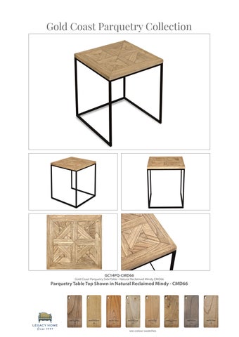 金色 Coast Parquetry and Plank 家具产品集 第 12 页