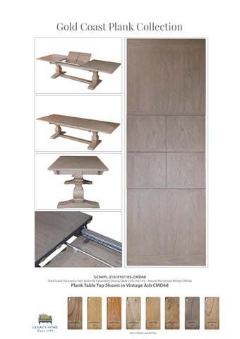 金色 Coast Parquetry and Plank 家具产品集 第 13 页