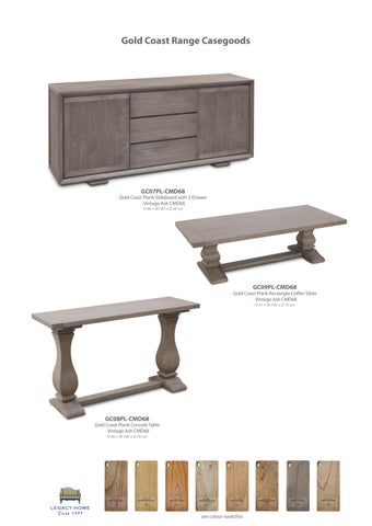 金色 Coast Parquetry and Plank 家具产品集 第 15 页