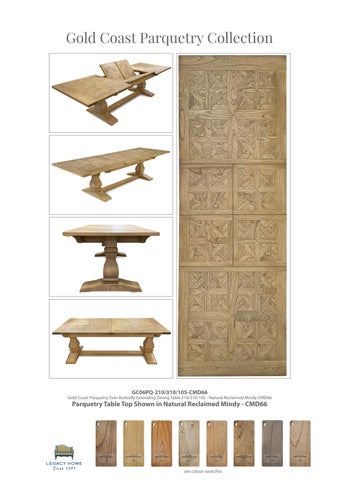 金色 Coast Parquetry and Plank 家具产品集 第 3 页