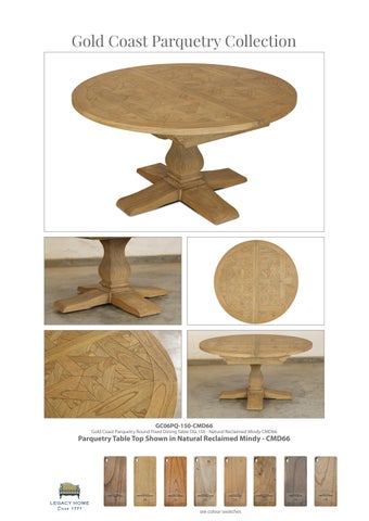 金色 Coast Parquetry and Plank 家具产品集 第 4 页