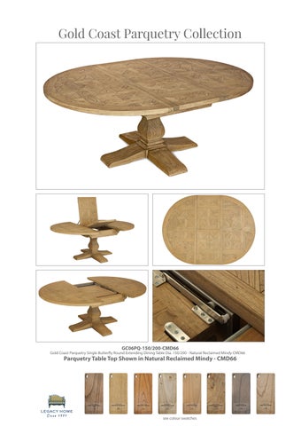 金色 Coast Parquetry and Plank 家具产品集 第 5 页