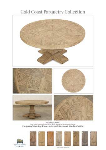 金色 Coast Parquetry and Plank 家具产品集 第 7 页