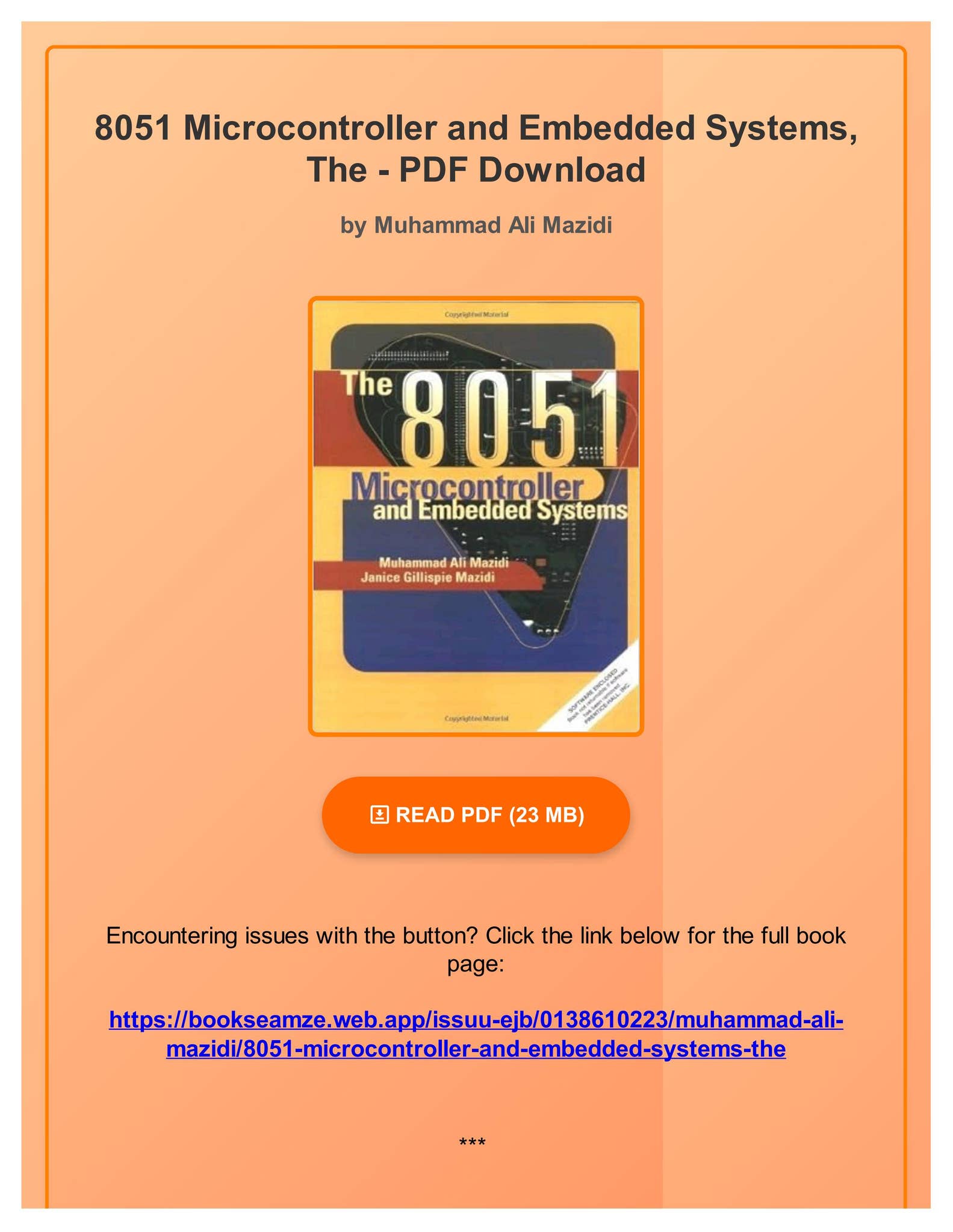 洋書 Fritz Mordechai Kaufmann und THE 8051 MICROCONTROLLER AND EMBEDDED SYSTEMS: USING