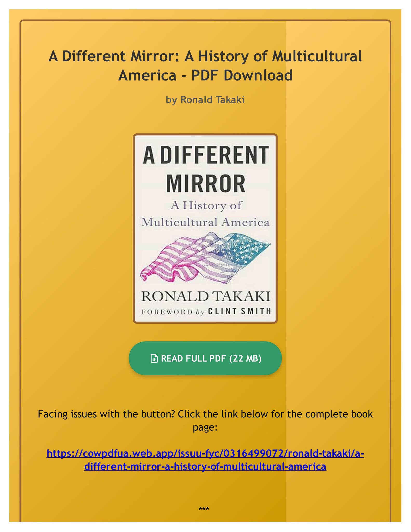 PDF FREE A Different Mirror: A History of Multicultural