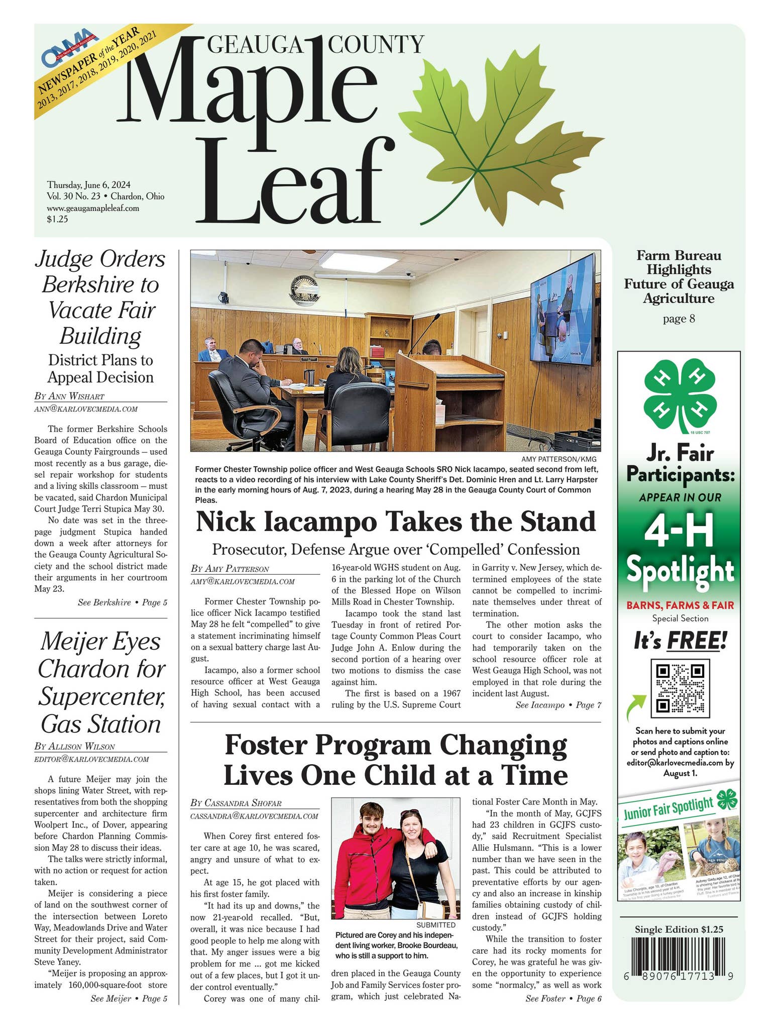 Geauga County Maple Leaf 6-06-2024 by Geauga County Maple Leaf - Issuu